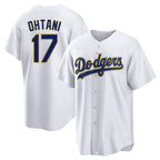 BIPIHUC LA.Dodgers #17 Shohei Ohtani Player Gold White 2026 Collection Stadium Game Stitched Jerseys