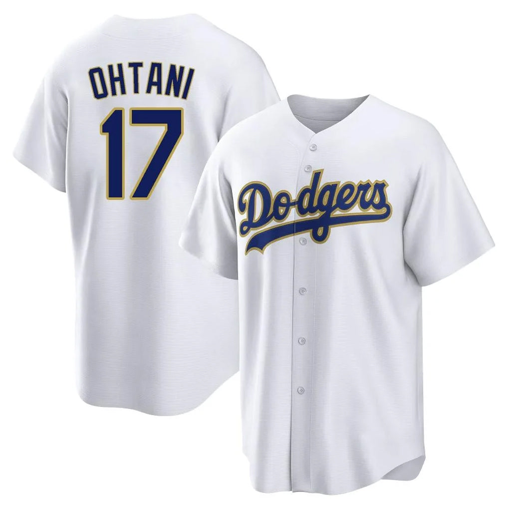 BIPIHUC LA.Dodgers #17 Shohei Ohtani Player Gold White 2026 Collection Stadium Game Stitched Jerseys