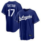 BIPIHUC LA.Dodgers #17 Shohei Ohtani Player Royal Game Stitched Jerseys