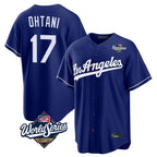 BIPIHUC LA.Dodgers #17 Shohei Ohtani Player Royal World Series Game Stitched Jerseys