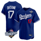 BIPIHUC LA.Dodgers #17 Shohei Ohtani Player Royal World Series Limited Home Stitched Jerseys