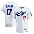 BIPIHUC LA.Dodgers #17 Shohei Ohtani Player White Limited Home Stitched Jerseys