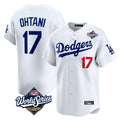 BIPIHUC LA.Dodgers #17 Shohei Ohtani Player White World Series Limited Home Stitched Jerseys