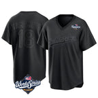 BIPIHUC LA.Dodgers #18 Yoshinobu Yamamoto Player Black World Series Pitch Fashion T-shirt Stitched Jerseys