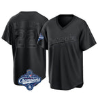 BIPIHUC LA.Dodgers #22 Clayton Kershaw Player Black World Series Meet Pitch Fashion T-shirt Stitched Jerseys