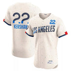 BIPIHUC LA.Dodgers #22 Clayton Kershaw Player Cream City Connect Limited Elite Home Stitched Jerseys