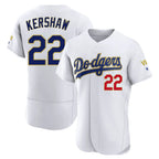 BIPIHUC LA.Dodgers #22 Clayton Kershaw Player Gold White 2026 Collection Stadium Limited Elite Stitched Jerseys
