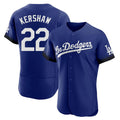 BIPIHUC LA.Dodgers #22 Clayton Kershaw Player Royal City Connect Elite Home Stitched Jerseys