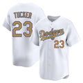 BIPIHUC LA.Dodgers #23 Kyle Tucker Player Gold Collection Limited Home Stitched Jerseys