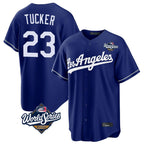 BIPIHUC LA.Dodgers #23 Kyle Tucker Player Royal World Series Game Stitched Jerseys