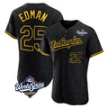 BIPIHUC LA.Dodgers #25 Tommy Edman Player Black World Series Snake Skin City Limited Elite Home Stitched Jerseys
