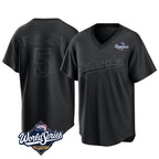 BIPIHUC LA.Dodgers #5 Freddie Freeman Player Black World Series Pitch Fashion T-shirt Stitched Jerseys