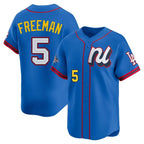 BIPIHUC LA.Dodgers #5 Freddie Freeman Player Blue All-Star Limited Home Stitched Jerseys