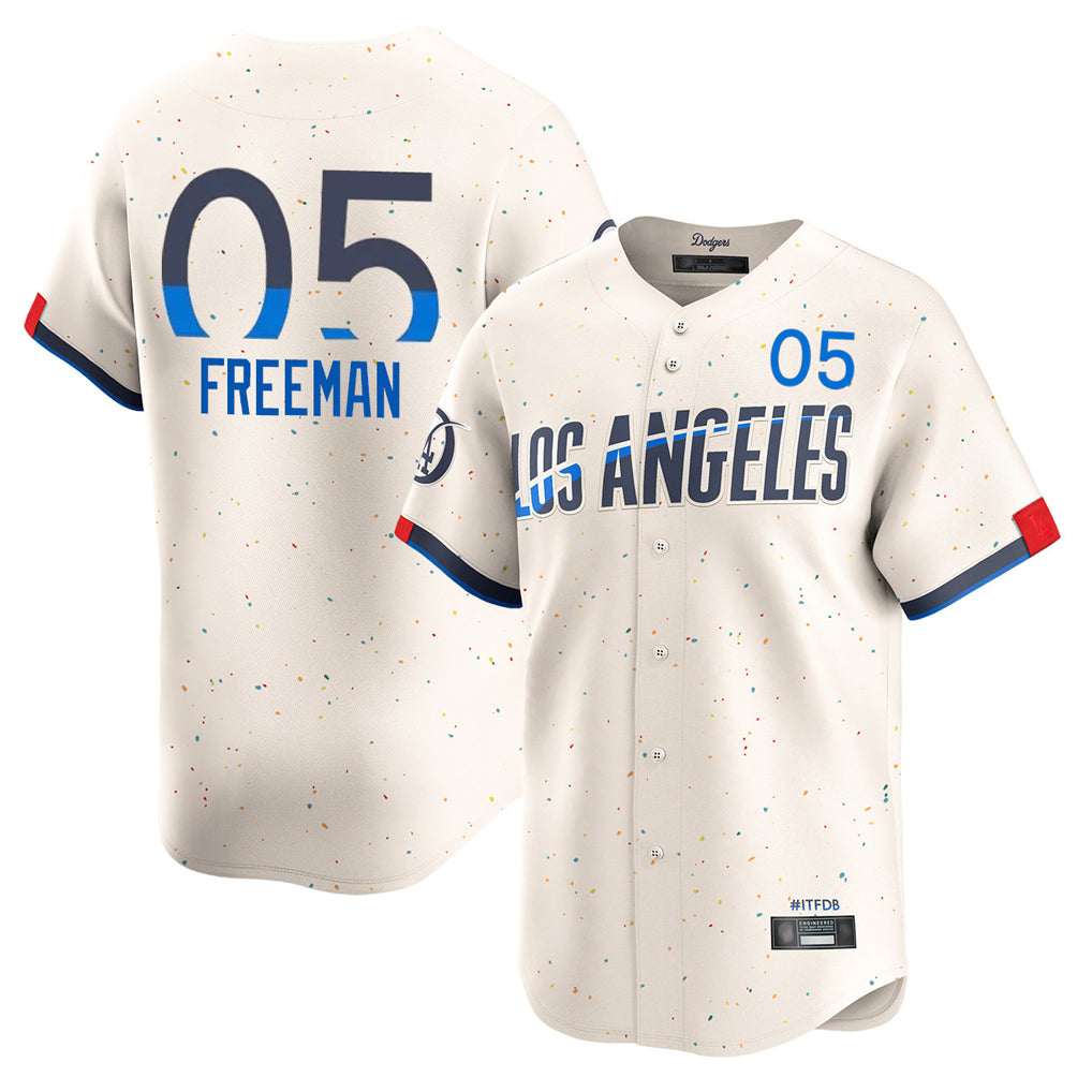BIPIHUC LA.Dodgers #5 Freddie Freeman Player Cream City Connect Limited Home Stitched Jerseys