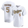 BIPIHUC LA.Dodgers #5 Freddie Freeman Player White Collection Limited Home Stitched Jerseys