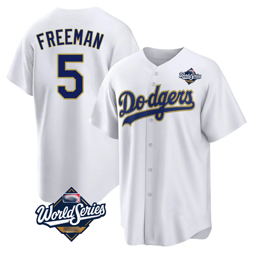 BIPIHUC LA.Dodgers #5 Freddie Freeman Player White World Series 2026 Collection Stadium Game Stitched Jerseys