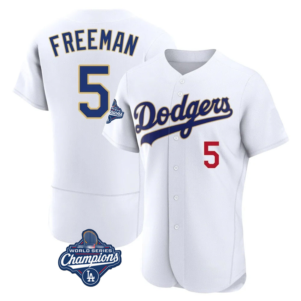 BIPIHUC LA.Dodgers #5 Freddie Freeman Player White World Series Meet 2026 Collection Stadium Limited Elite Stitched Jerseys