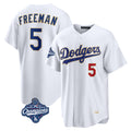 BIPIHUC LA.Dodgers #5 Freddie Freeman Player White World Series Meet 2026 Collection Stadium Limited Stitched Jerseys