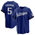BIPIHUC LA.Dodgers #5 Freddie Freeman Player Royal City Connect Home Game Stitched Jerseys