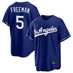 BIPIHUC LA.Dodgers #5 Freddie Freeman Player Royal Game Stitched Jerseys