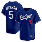 BIPIHUC LA.Dodgers #5 Freddie Freeman Player Royal Limited Home Stitched Jerseys