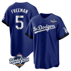 BIPIHUC LA.Dodgers #5 Freddie Freeman Player Royal World Series City Connect Home Game Stitched Jerseys