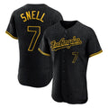 BIPIHUC LA.Dodgers #7 Blake Snell Player Black Snake Skin City Limited Elite Home Stitched Jerseys