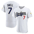 BIPIHUC LA.Dodgers #7 Blake Snell Player Gold White 2026 Collection Stadium Limited Elite Stitched Jerseys
