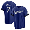 BIPIHUC LA.Dodgers #7 Blake Snell Player Royal City Connect Home Game Stitched Jerseys
