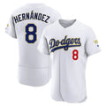 BIPIHUC LA.Dodgers #8 Enrique Hern?¡ì?¨¦ndez Player Gold White 2026 Collection Stadium Limited Elite Stitched Jerseys