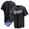BIPIHUC LA.Dodgers Blank Player Black Pitch Fashion World Series Meet T-shirt Stitched Jerseys