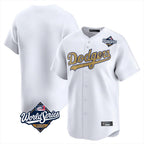 BIPIHUC LA.Dodgers Blank Player Gold Collection Limited Home World Series Stitched Jerseys