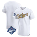 BIPIHUC LA.Dodgers Blank Player Gold Limited Elite Home World Series Meet Stitched Jerseys