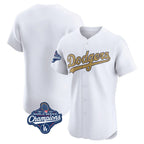 BIPIHUC LA.Dodgers Blank Player Gold Limited Elite Home World Series Meet Stitched Jerseys