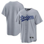 BIPIHUC LA.Dodgers Blank Player Gray Game Home Stitched Jerseys