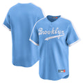 BIPIHUC LA.Dodgers Blank Player Light Blue Cooperstown Collection Limited Stitched Jerseys