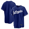 BIPIHUC LA.Dodgers Blank Player Royal Game Stitched Jerseys