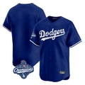 BIPIHUC LA.Dodgers Blank Player Royal Limited Home World Series Meet Stitched Jerseys