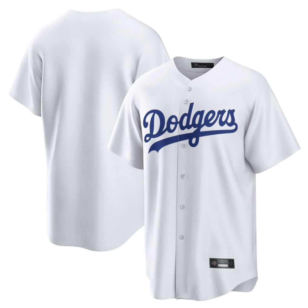 BIPIHUC LA.Dodgers Blank Player White Game Home Stitched Jerseys