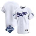 BIPIHUC LA.Dodgers Blank Player White Limited Home World Series Meet Stitched Jerseys