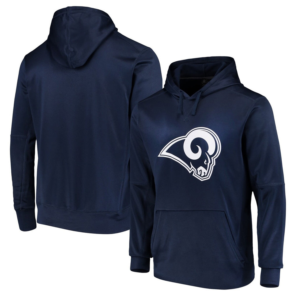 BIPIHUC LA.Rams Navy Pullover Hoodie Limited Game Blank Player Stitched Jerseys