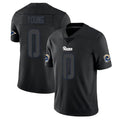 BIPIHUC LA.Rams #0 Byron Young Player Black Impact Limited Home Game Stitched Jerseys
