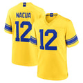BIPIHUC LA.Rams #12 Puka Nacua Player Gold Classic Sol Home Game Stitched Jerseys