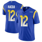 BIPIHUC LA.Rams #12 Puka Nacua Player Royal Limited Vapor Untouchable Home Game Stitched Jerseys