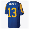 BIPIHUC LA.Rams #13 Kurt Warner Player Royal Mitchell & Ness Legacy Retired Limited Stitched Jerseys