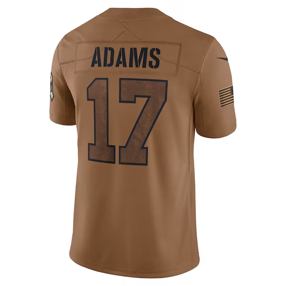 BIPIHUC LA.Rams #17 Davante Adams Player Brown Salute To Service Limited Stitched Jerseys
