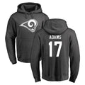 BIPIHUC LA.Rams #17 Davante Adams Player Gray Pullover Hoodie Limited Game Stitched Jerseys