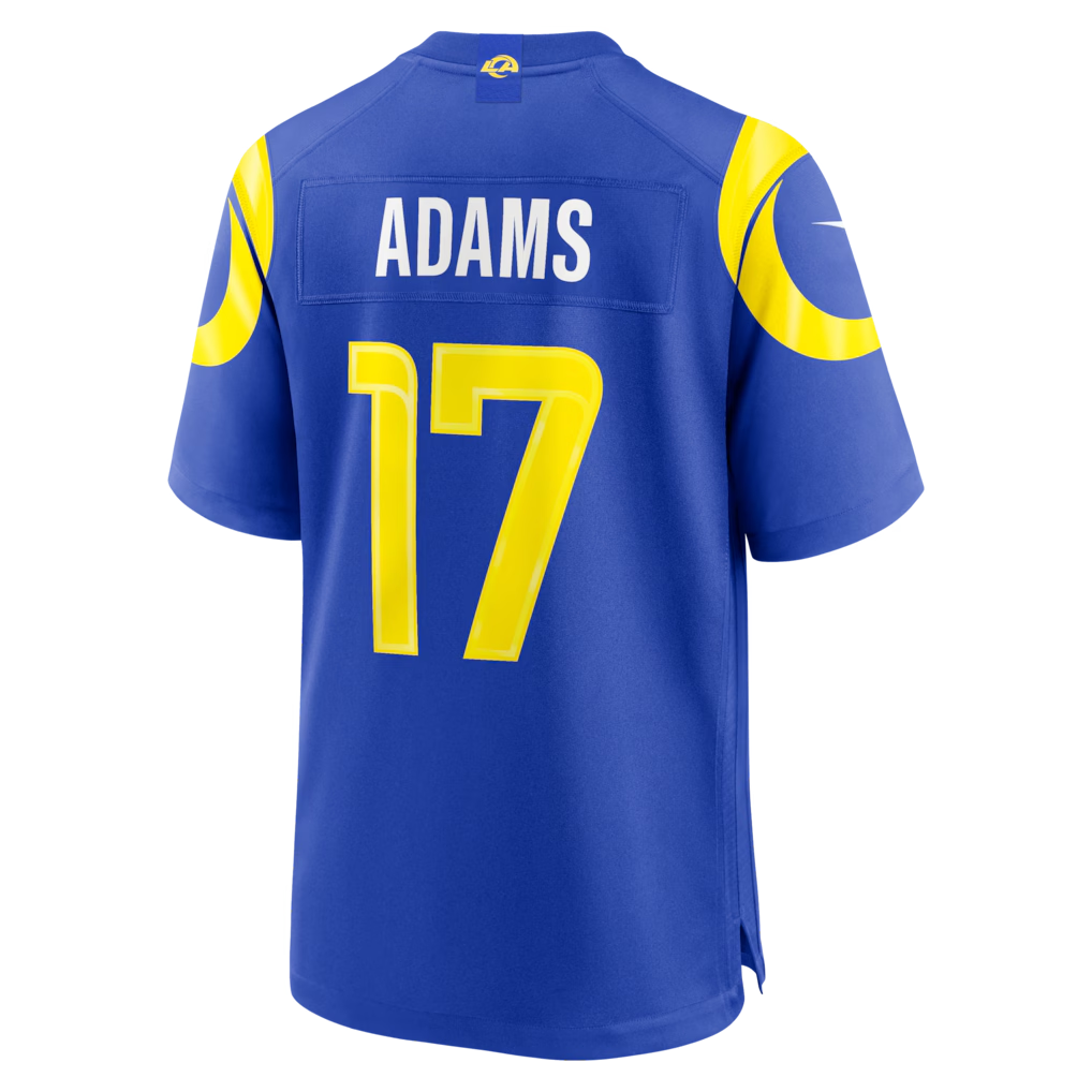 BIPIHUC LA.Rams #17 Davante Adams Royal Team Game Player Stitched Jerseys