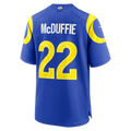 BIPIHUC LA.Rams #22 Trent McDuffie Royal Team Game Player Stitched Jerseys