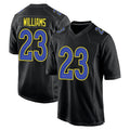 BIPIHUC LA.Rams #23 Kyren Williams Player Black Fashion Game Stitched Jerseys